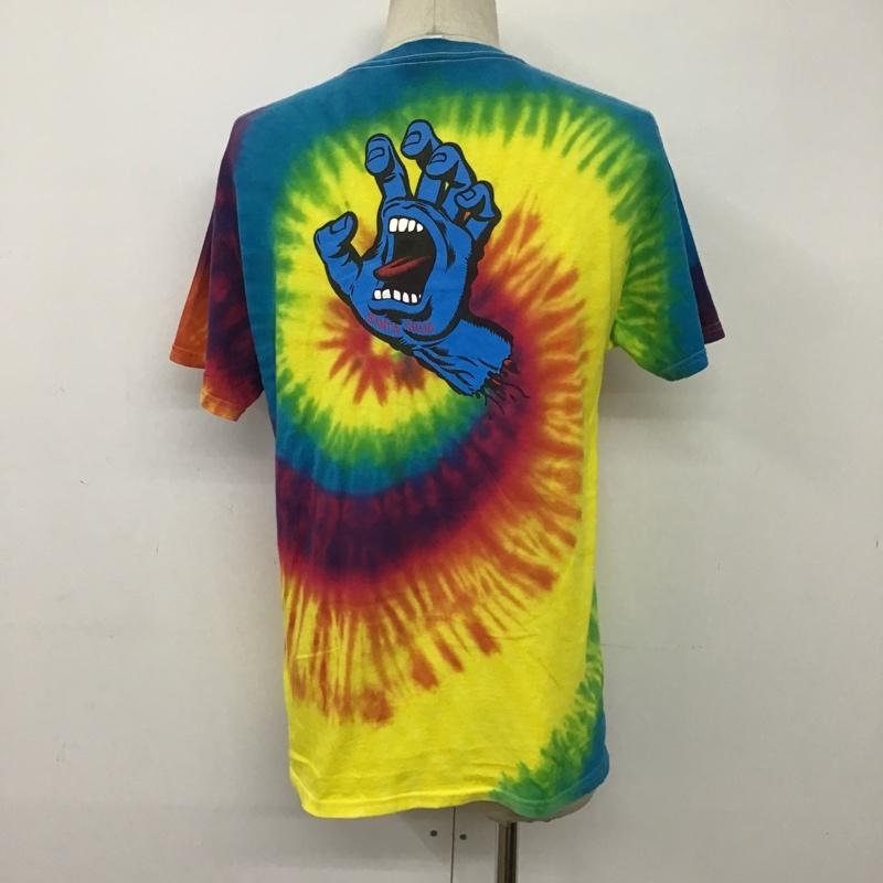 サンタクルーズ SANTA CRUZ Tシャツ 半袖 ScreaminHand タイダイ M ワンポイント マルチカラー / マルチカラー / メンズ USED 古着 中古 10090508