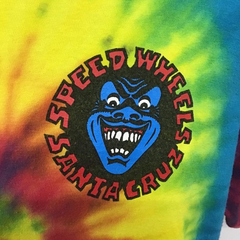 サンタクルーズ SANTA CRUZ Tシャツ 半袖 ScreaminHand タイダイ M ワンポイント マルチカラー / マルチカラー / メンズ USED 古着 中古 10090508