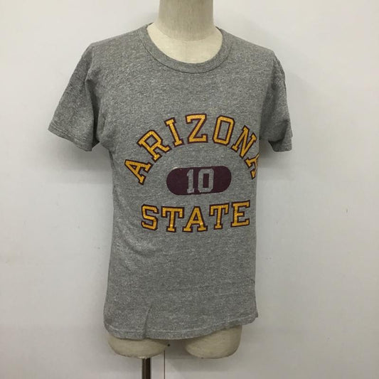 チャンピオン Champion Tシャツ 半袖 プリント M ロゴ、文字 灰 / グレー /  メンズ USED 古着 中古 10090512