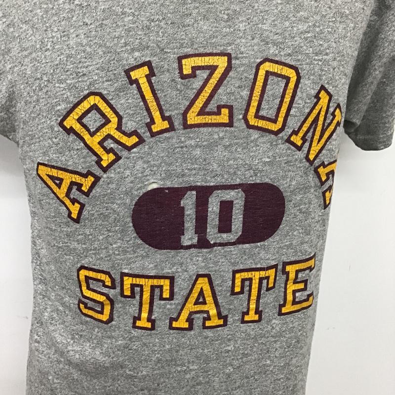 チャンピオン Champion Tシャツ 半袖 プリント M ロゴ、文字 灰 / グレー /  メンズ USED 古着 中古 10090512