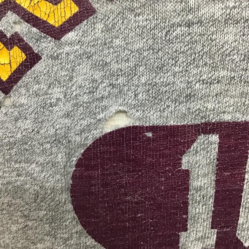 チャンピオン Champion Tシャツ 半袖 プリント M ロゴ、文字 灰 / グレー /  メンズ USED 古着 中古 10090512