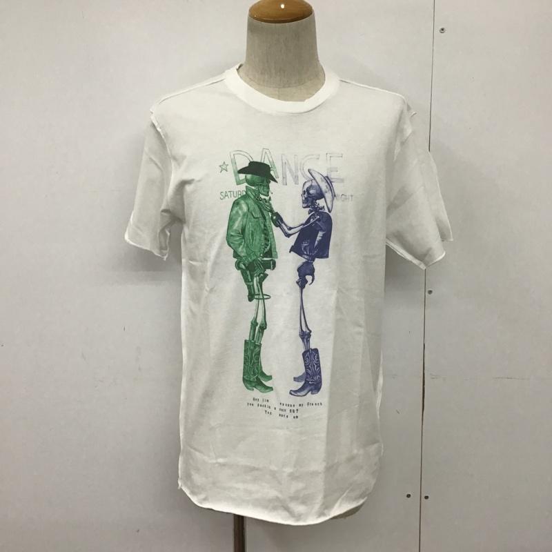 フラグメント FRAGMENT Tシャツ 半袖 PUNK'S DEAD M スカル 白 / ホワイト / メンズ USED 古着 中古 10090531