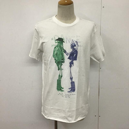 フラグメント FRAGMENT Tシャツ 半袖 PUNK'S DEAD M スカル 白 / ホワイト /  メンズ USED 古着 中古 10090531