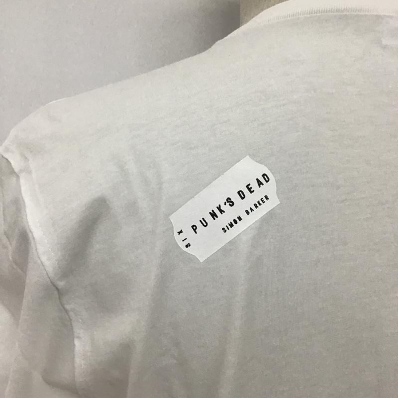 フラグメント FRAGMENT Tシャツ 半袖 PUNK'S DEAD M スカル 白 / ホワイト / メンズ USED 古着 中古 10090531