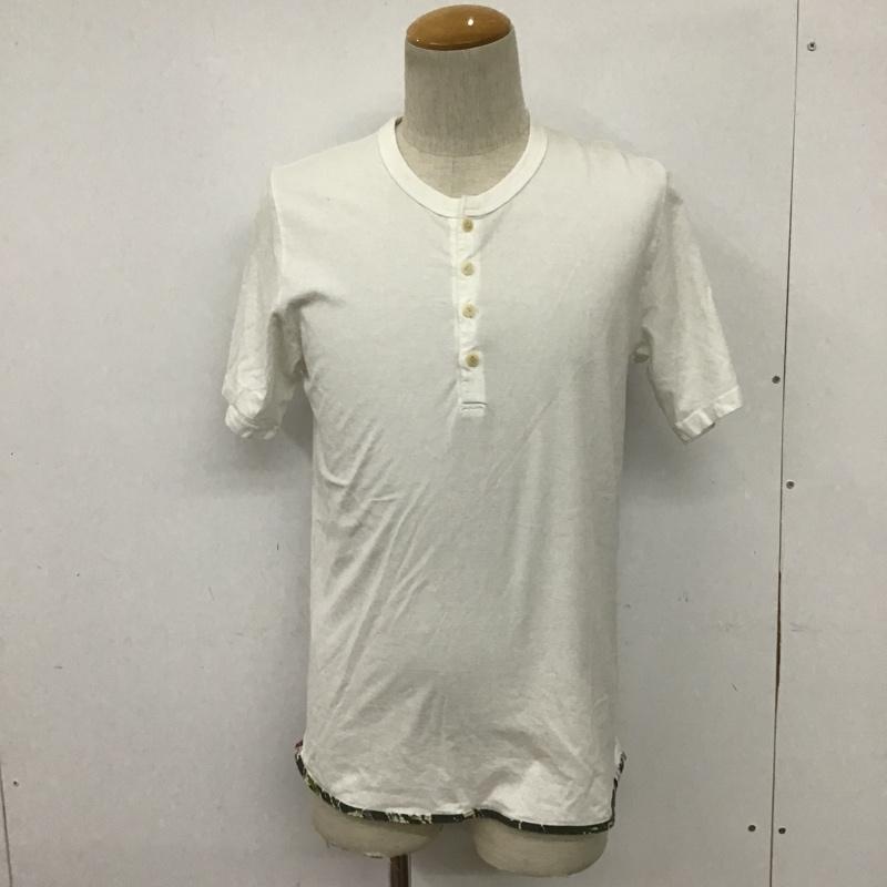 ビズビム VISVIM Tシャツ 半袖 ヘンリーネック 3 無地 白 / ホワイト /  メンズ USED 古着 中古 10090535