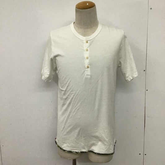 ビズビム VISVIM Tシャツ 半袖 ヘンリーネック 3 無地 白 / ホワイト /  メンズ USED 古着 中古 10090535