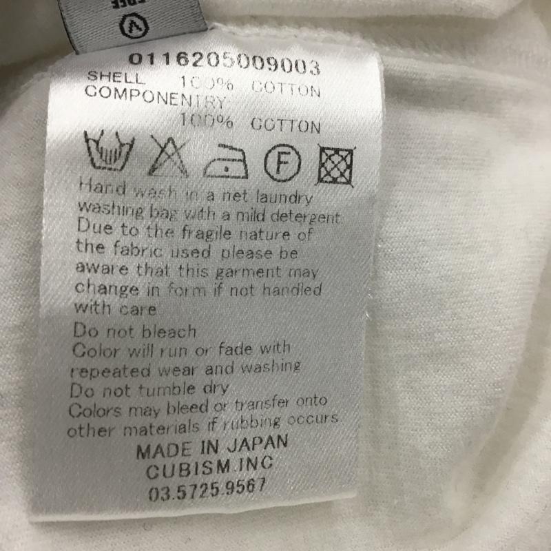ビズビム VISVIM Tシャツ 半袖 ヘンリーネック 3 無地 白 / ホワイト /  メンズ USED 古着 中古 10090535