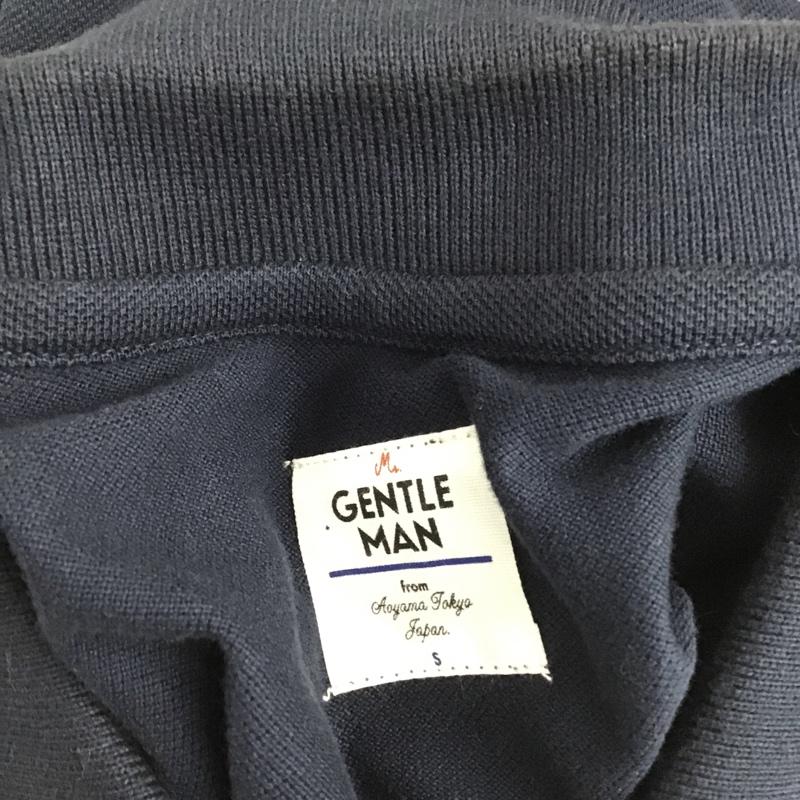 ミスタージェントルマン MR.GENTLEMAN ポロシャツ 半袖 MG14F-CS11 COMBINATION POLO SHIRTS S ボーダー柄 紺 / ネイビー / X 緑 / グリーン / メンズ USED 古着 中古 10090551