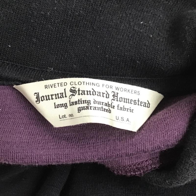 ジャーナルスタンダード JOURNAL STANDARD ポロシャツ 半袖 5-7047-1000-3 40 無地 黒 / ブラック / X 紫 / パープル / メンズ USED 古着 中古 10090553