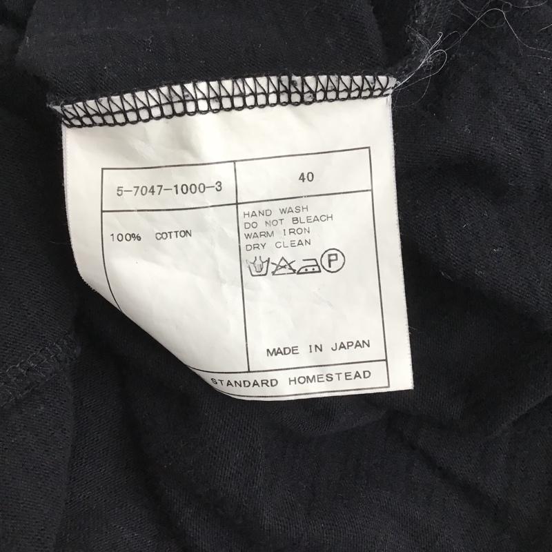 ジャーナルスタンダード JOURNAL STANDARD ポロシャツ 半袖 5-7047-1000-3 40 無地 黒 / ブラック / X 紫 / パープル / メンズ USED 古着 中古 10090553