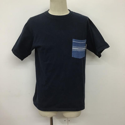 ワイルドシングス WILD THINGS Tシャツ 半袖 14SSWT040026-OS GOOD WEAR M 無地 紺 / ネイビー /  メンズ USED 古着 中古 10090566