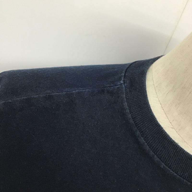ワイルドシングス WILD THINGS Tシャツ 半袖 14SSWT040026-OS GOOD WEAR M 無地 紺 / ネイビー /  メンズ USED 古着 中古 10090566