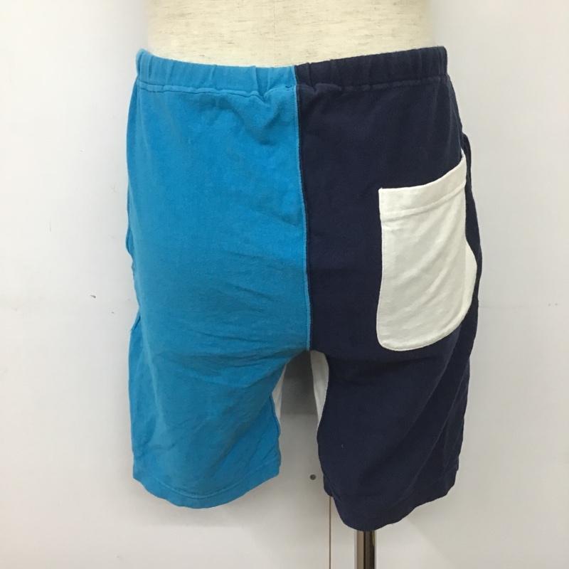 チャンピオン Champion パンツ ショートパンツ C3-Z503 スウェットパンツ M ワンポイント 紺 / ネイビー / X 水色 / ライトブルー / X 白 / ホワイト / メンズ USED 古着 中古 10090574