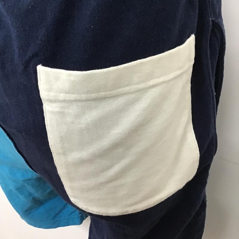 チャンピオン Champion パンツ ショートパンツ C3-Z503 スウェットパンツ M ワンポイント 紺 / ネイビー / X 水色 / ライトブルー / X 白 / ホワイト / メンズ USED 古着 中古 10090574
