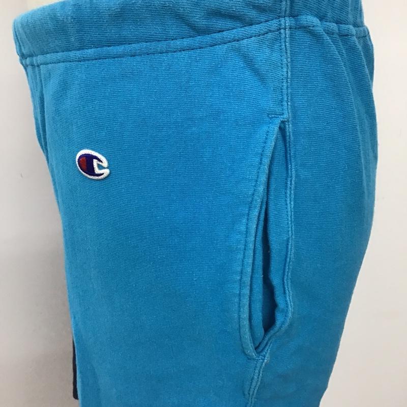 チャンピオン Champion パンツ ショートパンツ C3-Z503 スウェットパンツ M ワンポイント 紺 / ネイビー / X 水色 / ライトブルー / X 白 / ホワイト / メンズ USED 古着 中古 10090574