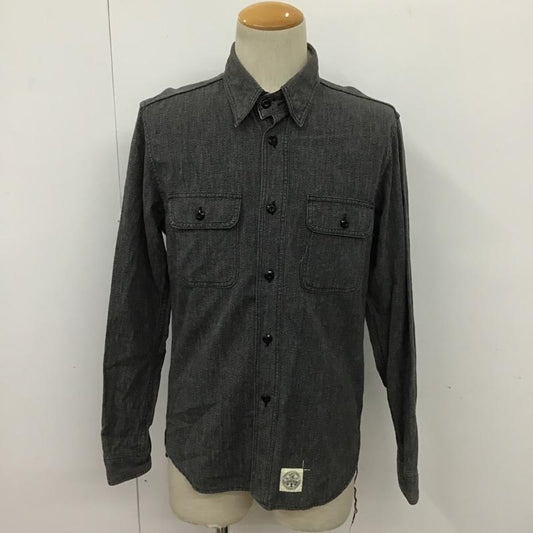 トロフィークロージング TROPHY CLOTHING シャツ、ブラウス 長袖 S 無地 チャコールグレー / チャコールグレー /  メンズ USED 古着 中古 10090587