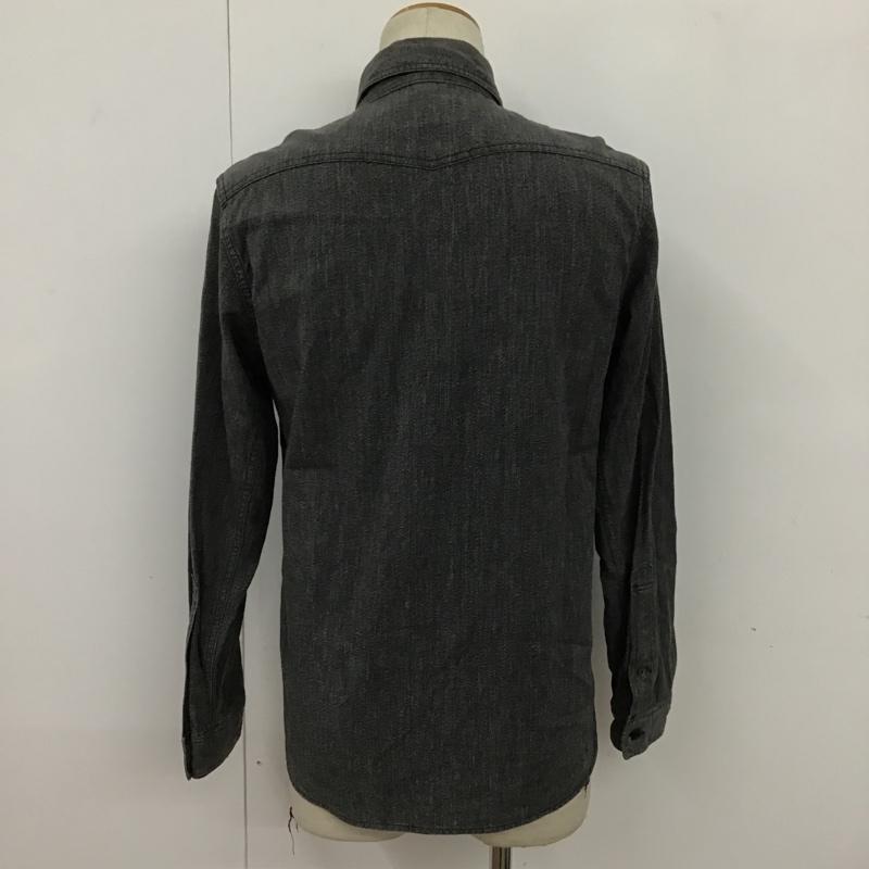 トロフィークロージング TROPHY CLOTHING シャツ、ブラウス 長袖 S 無地 チャコールグレー / チャコールグレー /  メンズ USED 古着 中古 10090587
