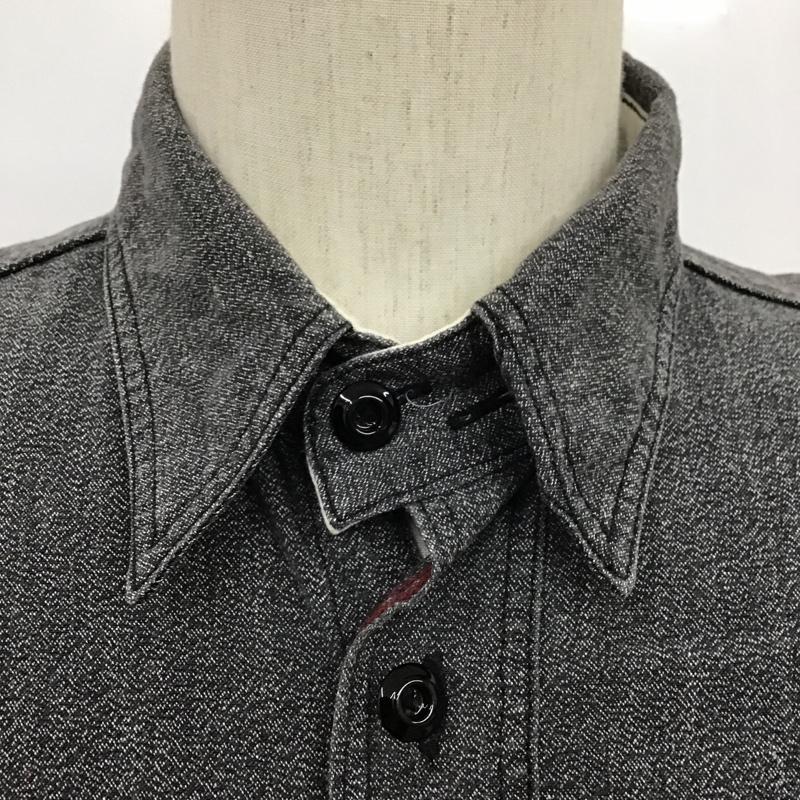 トロフィークロージング TROPHY CLOTHING シャツ、ブラウス 長袖 S 無地 チャコールグレー / チャコールグレー /  メンズ USED 古着 中古 10090587