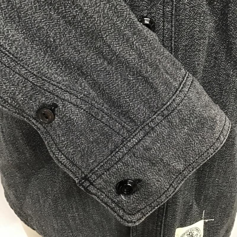 トロフィークロージング TROPHY CLOTHING シャツ、ブラウス 長袖 S 無地 チャコールグレー / チャコールグレー /  メンズ USED 古着 中古 10090587
