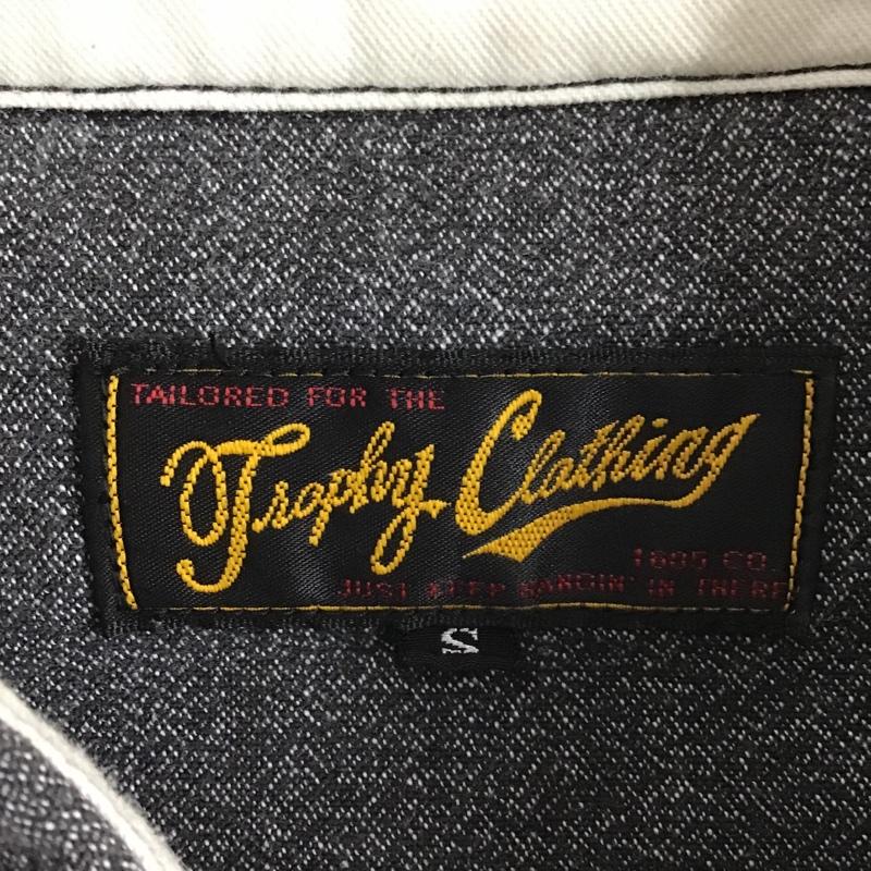 トロフィークロージング TROPHY CLOTHING シャツ、ブラウス 長袖 S 無地 チャコールグレー / チャコールグレー /  メンズ USED 古着 中古 10090587