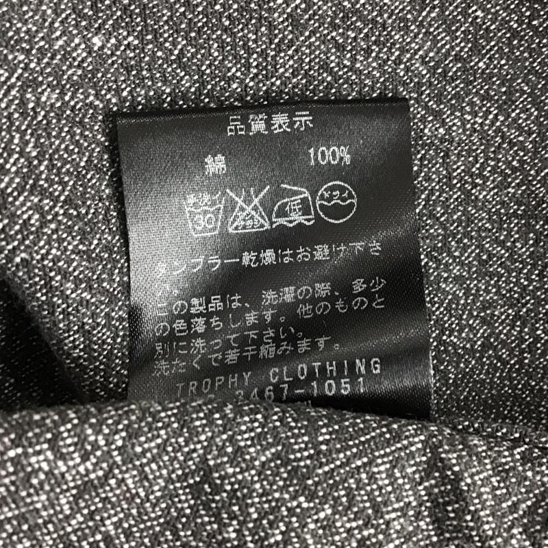トロフィークロージング TROPHY CLOTHING シャツ、ブラウス 長袖 S 無地 チャコールグレー / チャコールグレー /  メンズ USED 古着 中古 10090587