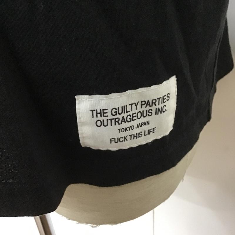 ギルティーパーティーズ GUILTYPARTIES Tシャツ 半袖 WACKO MARIA ドクロ L プリント 黒 / ブラック /  メンズ USED 古着 中古 10090602