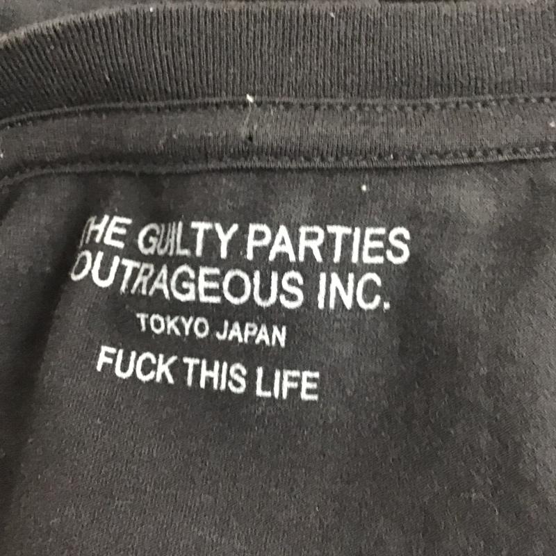 ギルティーパーティーズ GUILTYPARTIES Tシャツ 半袖 WACKO MARIA ドクロ L プリント 黒 / ブラック /  メンズ USED 古着 中古 10090602