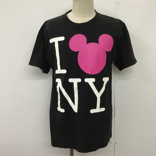 トミー TOMMY Tシャツ 半袖 21-4222902-240 Disney ミッキー L ロゴ、文字 黒 / ブラック /  メンズ USED 古着 中古 10090620