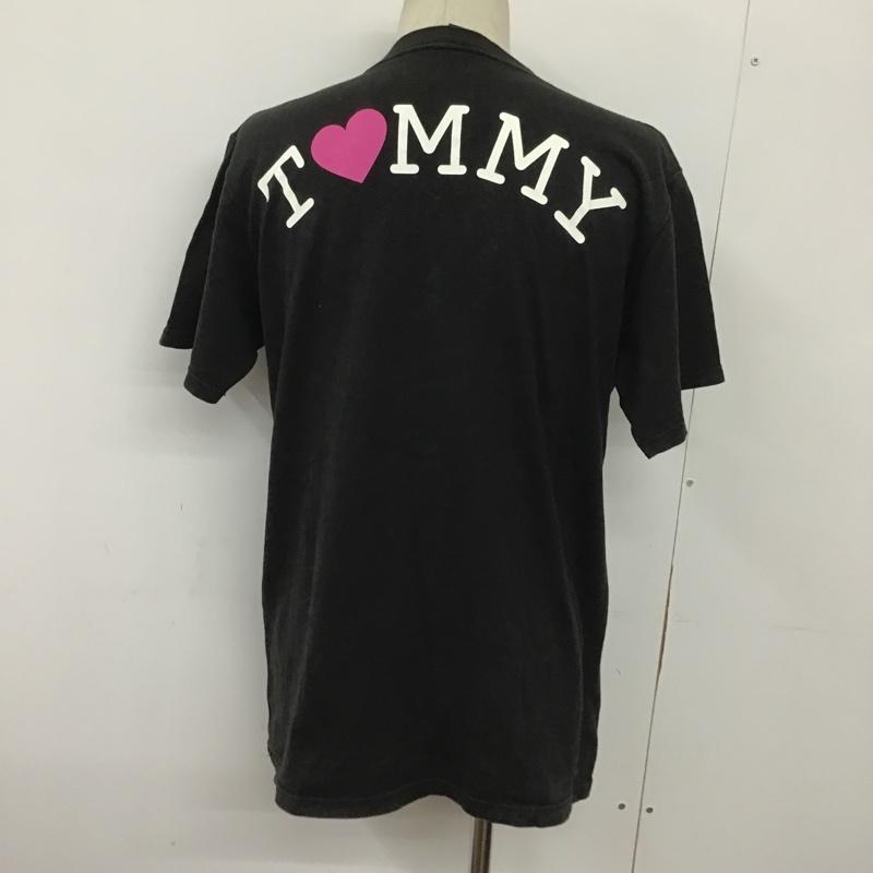 トミー TOMMY Tシャツ 半袖 21-4222902-240 Disney ミッキー L ロゴ、文字 黒 / ブラック / メンズ USED 古着 中古 10090620