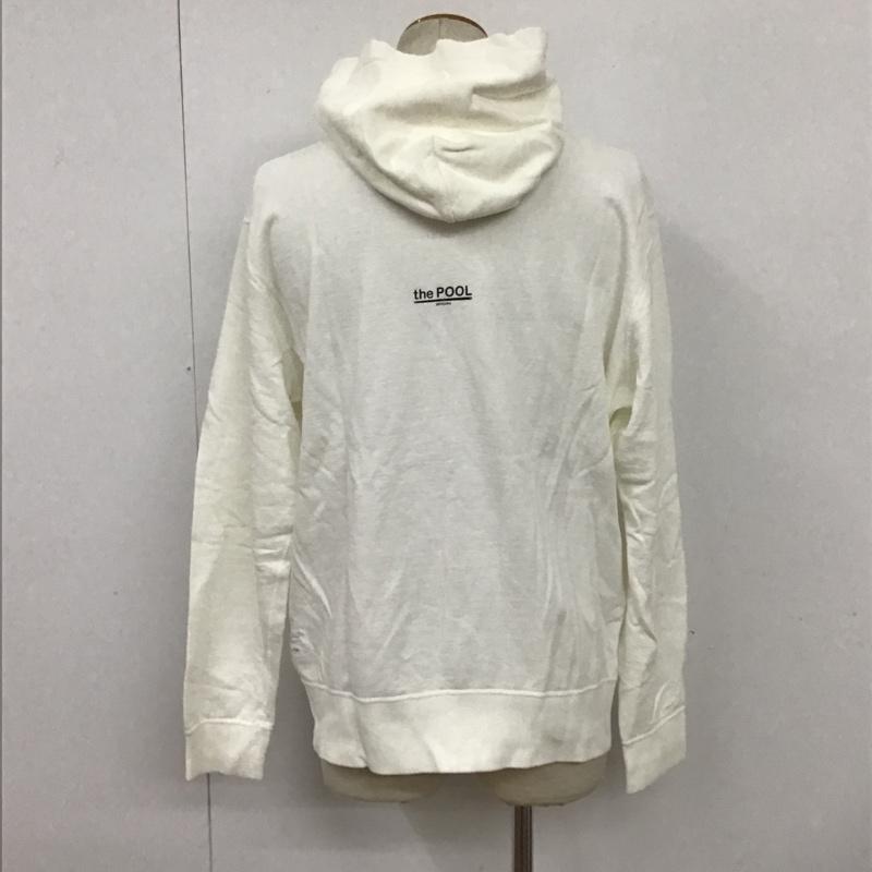 ザプール the POOL パーカー 長袖 POM-1578-A PLAY BOY プルオーバー M ワンポイント 白 / ホワイト / メンズ USED 古着 中古 10090623