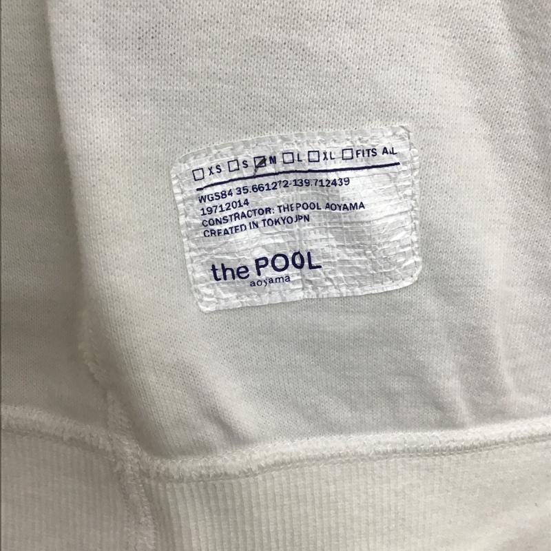 ザプール the POOL パーカー 長袖 POM-1578-A PLAY BOY プルオーバー M ワンポイント 白 / ホワイト / メンズ USED 古着 中古 10090623