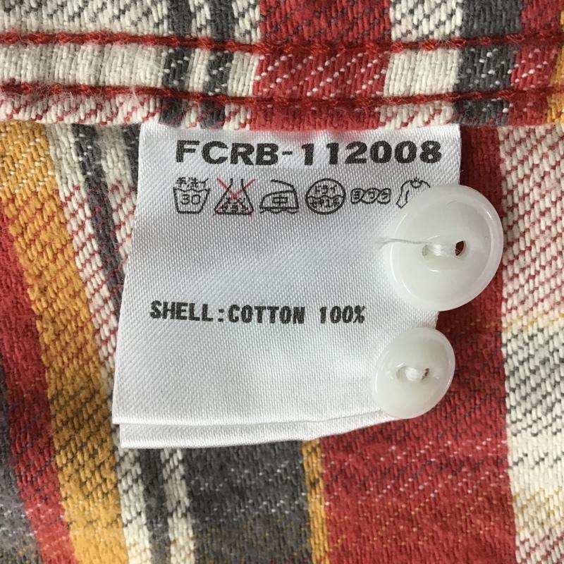 エフシーレアルブリストル F.C.Real Bristol シャツ、ブラウス 長袖 FCRB-112008 SOPHNET 刺繍 ロゴ M チェック 赤 / レッド / X 白 / ホワイト / X 灰 / グレー / X 橙 / オレンジ /  メンズ USED 古着 中古 10090633