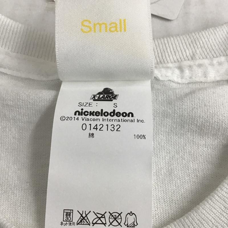 エクストララージ XLARGE Tシャツ 半袖 0142132 スポンジボブ タグ付き S キャラクター 白 / ホワイト / メンズ USED 古着 中古 10090634