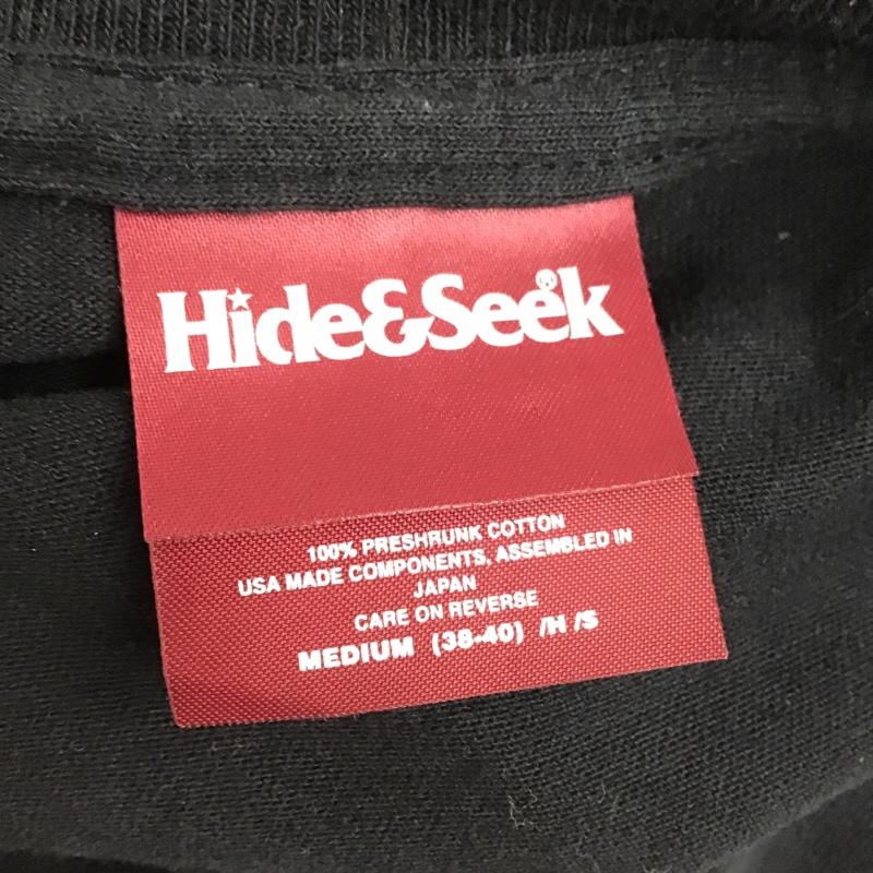 ハイドアンドシーク HIDE AND SEEK Tシャツ 半袖 SUNNY C SIDER バックプリント ドクロ M プリント 黒 / ブラック /  メンズ USED 古着 中古 10090642