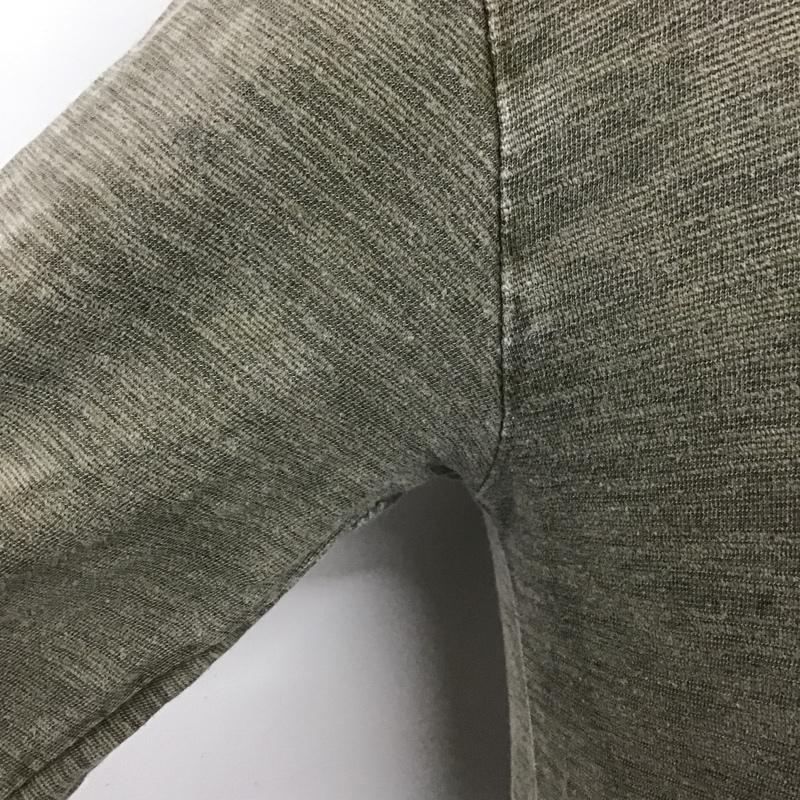 ビームス BEAMS カットソー 長袖 4214-0353-856 ヘンリーネック 無地 カーキ / カーキ / メンズ USED 古着 中古 10090644