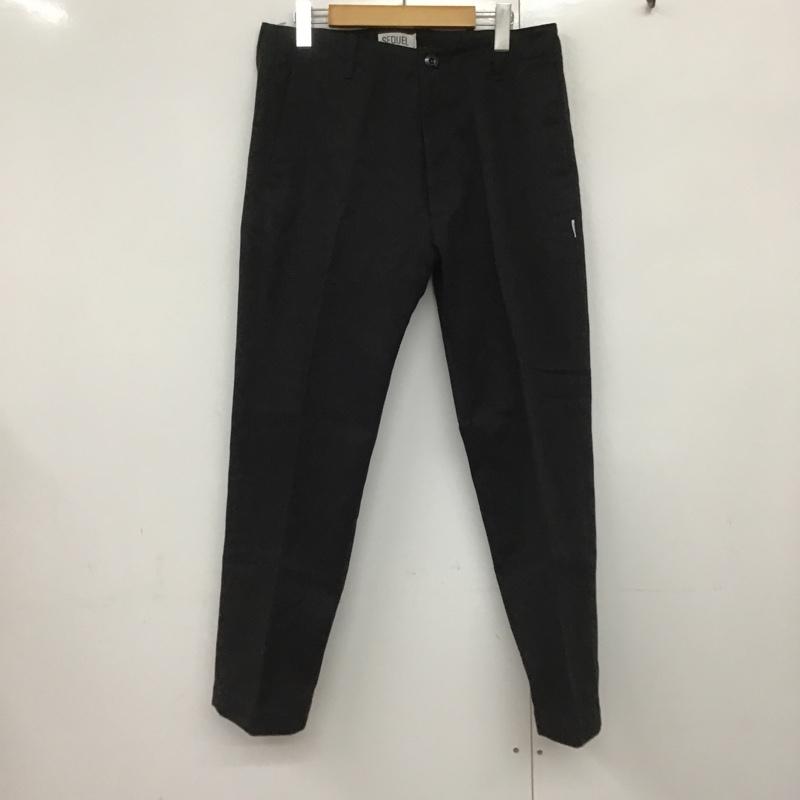 シークエル SEQUEL パンツ チノパン TYPE-F M ロゴ、文字 黒 / ブラック / メンズ USED 古着 中古 10090646