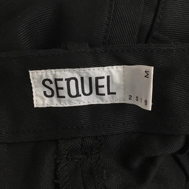 シークエル SEQUEL パンツ チノパン TYPE-F M ロゴ、文字 黒 / ブラック / メンズ USED 古着 中古 10090646