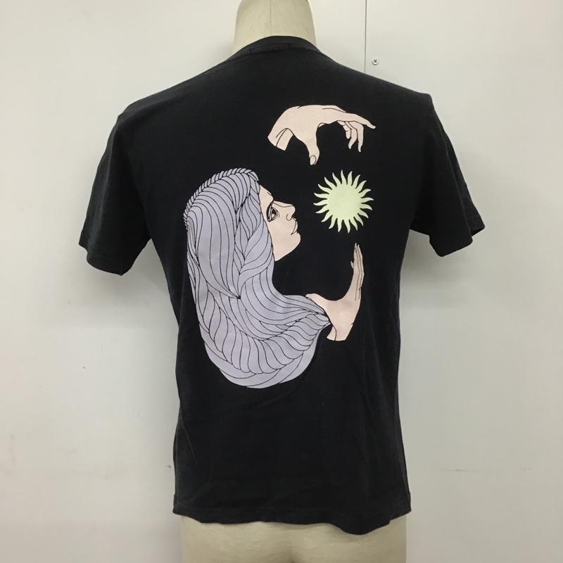 リコ RICO Tシャツ 半袖 バックプリント S ロゴ、文字 紺 / ネイビー /  メンズ USED 古着 中古 10090652