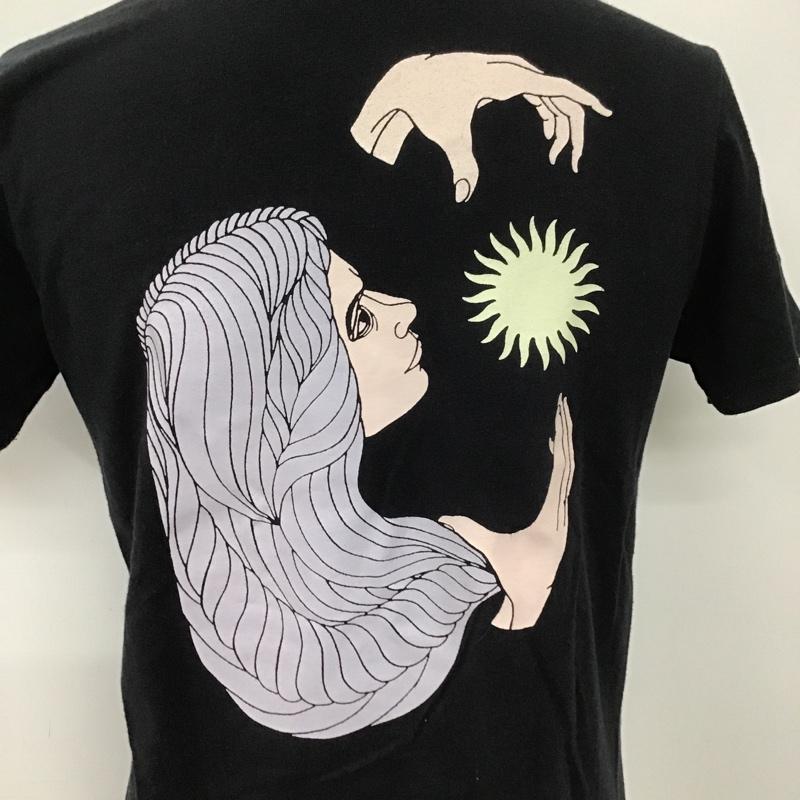 リコ RICO Tシャツ 半袖 バックプリント S ロゴ、文字 紺 / ネイビー /  メンズ USED 古着 中古 10090652