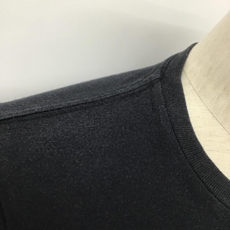 リコ RICO Tシャツ 半袖 バックプリント S ロゴ、文字 紺 / ネイビー /  メンズ USED 古着 中古 10090652
