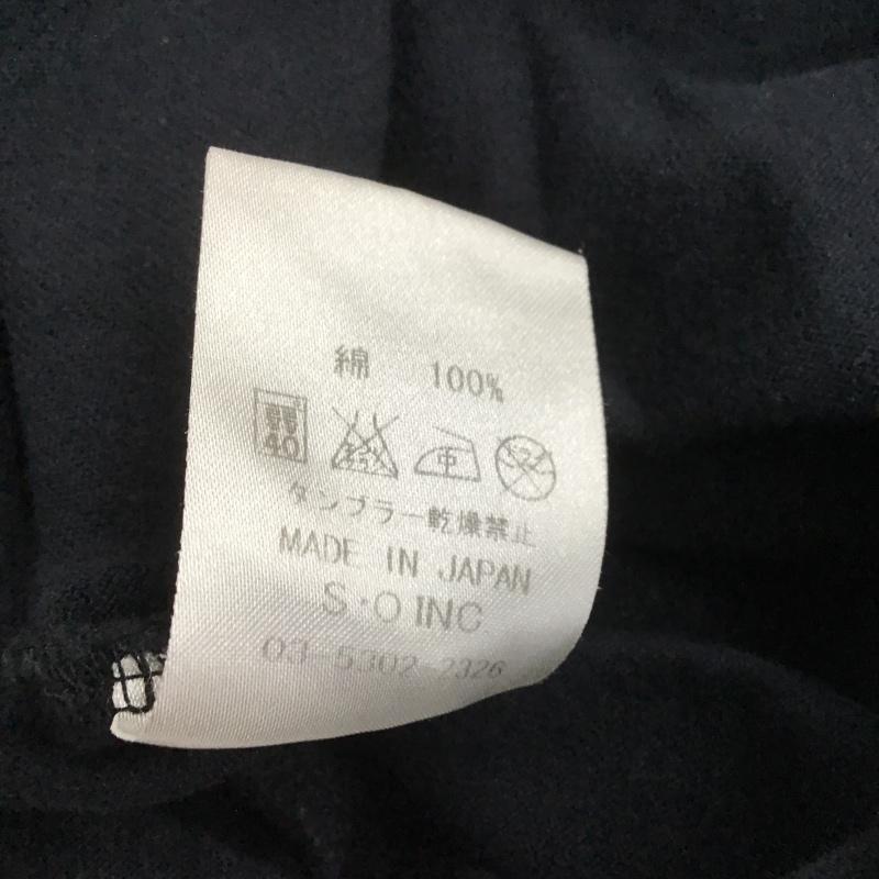 リコ RICO Tシャツ 半袖 バックプリント S ロゴ、文字 紺 / ネイビー /  メンズ USED 古着 中古 10090652