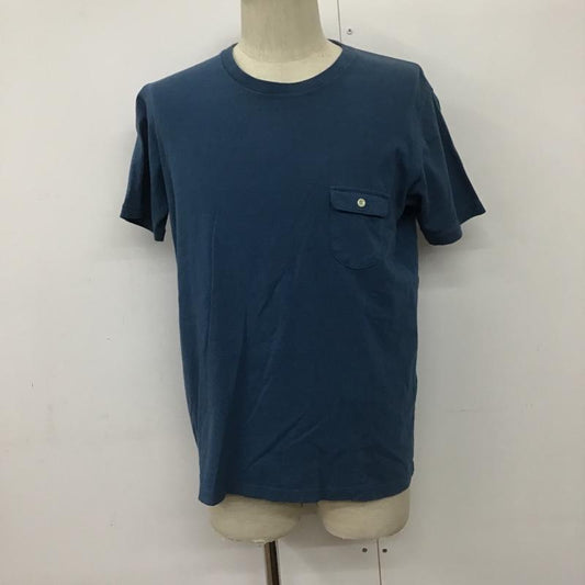 ジャックマン Jackman Tシャツ 半袖 JM5550 胸ポケット M 無地 青 / ブルー /  メンズ USED 古着 中古 10090653