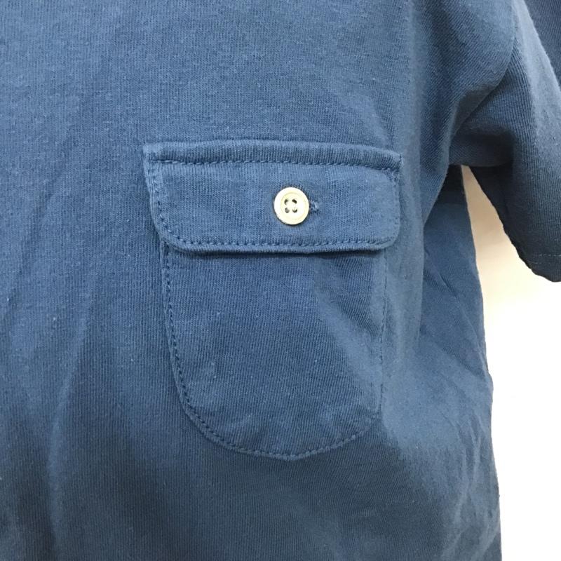 ジャックマン Jackman Tシャツ 半袖 JM5550 胸ポケット M 無地 青 / ブルー / メンズ USED 古着 中古 10090653