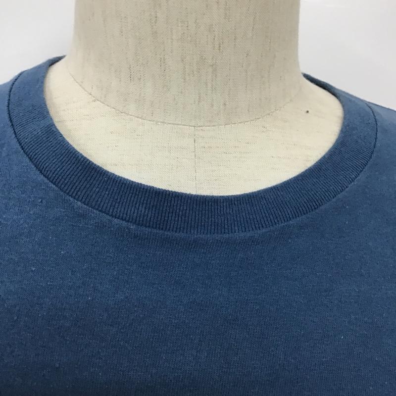 ジャックマン Jackman Tシャツ 半袖 JM5550 胸ポケット M 無地 青 / ブルー / メンズ USED 古着 中古 10090653