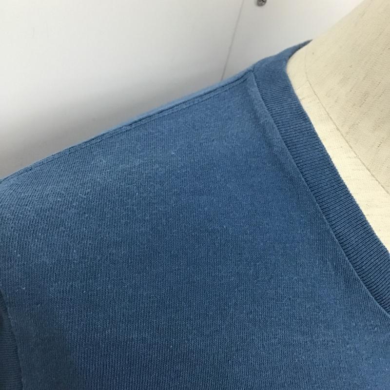 ジャックマン Jackman Tシャツ 半袖 JM5550 胸ポケット M 無地 青 / ブルー / メンズ USED 古着 中古 10090653