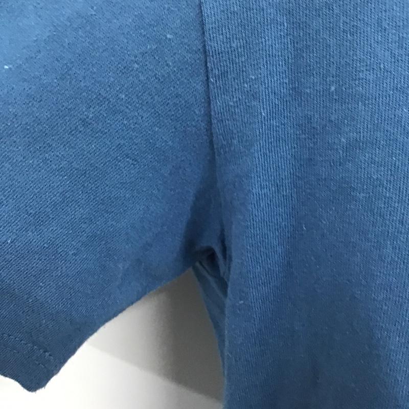ジャックマン Jackman Tシャツ 半袖 JM5550 胸ポケット M 無地 青 / ブルー / メンズ USED 古着 中古 10090653
