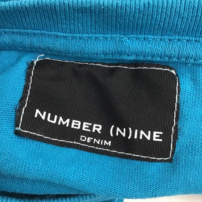 ナンバーナイン デニム NUMBER (N)INE DENIM Tシャツ 半袖 M ロゴ、文字 青 / ブルー / メンズ USED 古着 中古 10090654