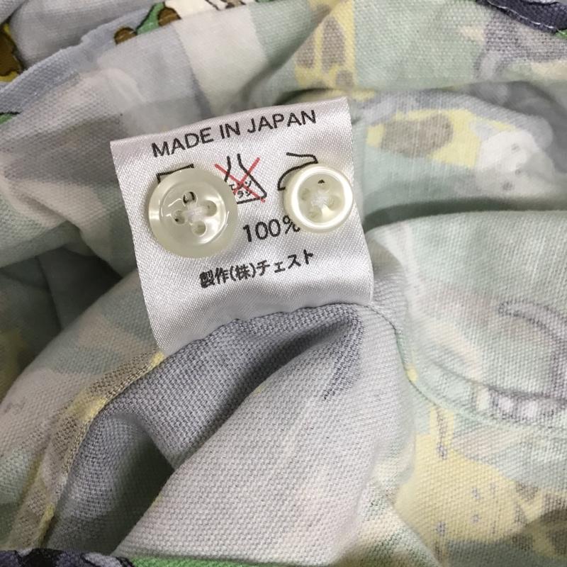 古着 USED シャツ、ブラウス 長袖 ボタンダウン 動物 M 総柄 マルチカラー / マルチカラー / メンズ USED 古着 中古 10090655