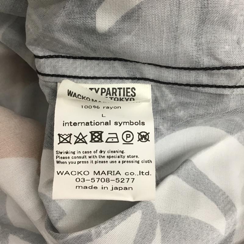 ワコマリア WACKO MARIA シャツ、ブラウス 半袖 MIGHTY CROWN SS HAWAIIAN SHIRT L  黒 / ブラック /  メンズ USED 古着 中古 10090656