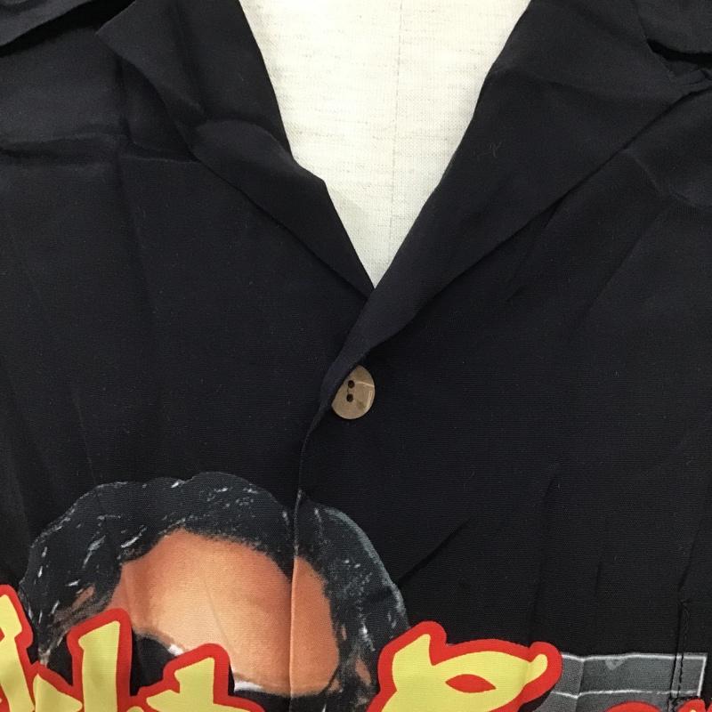 ワコマリア WACKO MARIA シャツ、ブラウス 半袖 MIGHTY CROWN SS HAWAIIAN SHIRT L  黒 / ブラック /  メンズ USED 古着 中古 10090656